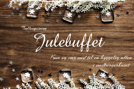 Fællesspisning med julebuffet