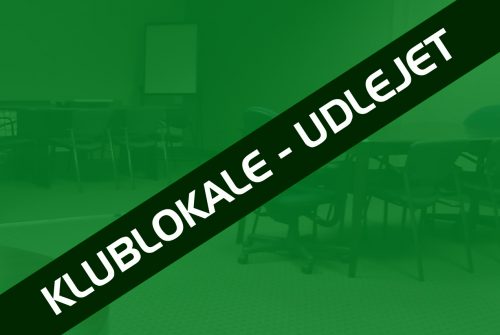 klublokalet i Aarøsund medborgerhus er udlejet