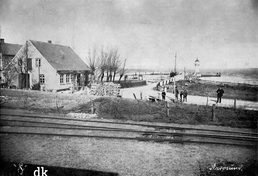 postkort fra ca. 1910 - månedens billed fra Aarøsund