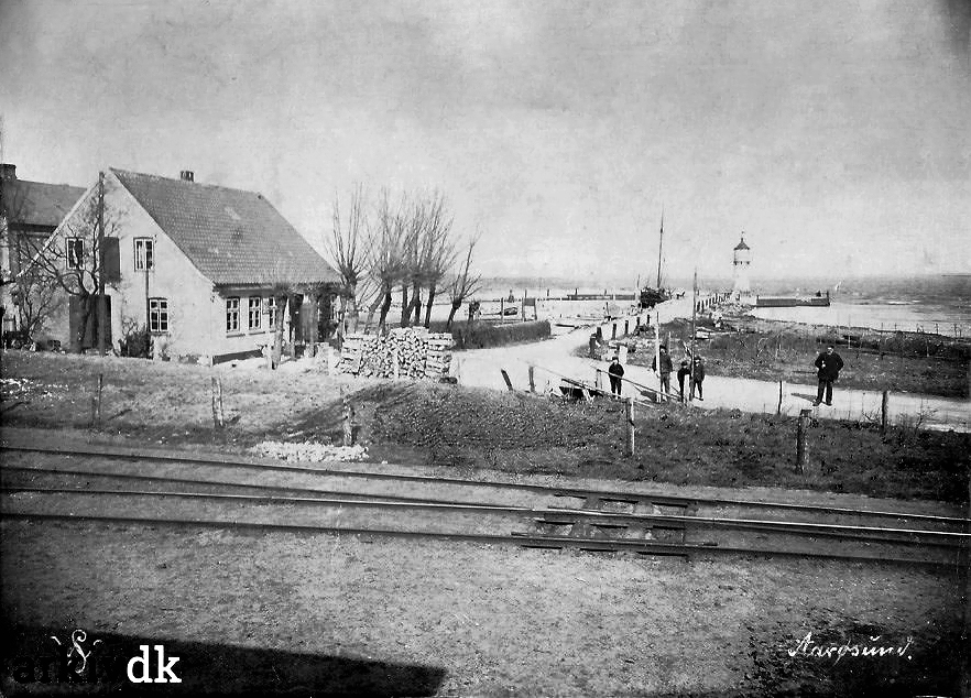 postkort fra ca. 1910 - månedens billed fra Aarøsund