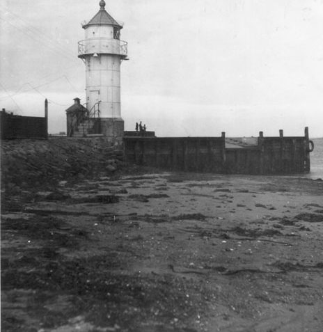 Aarøsund Havn uden vand 1956