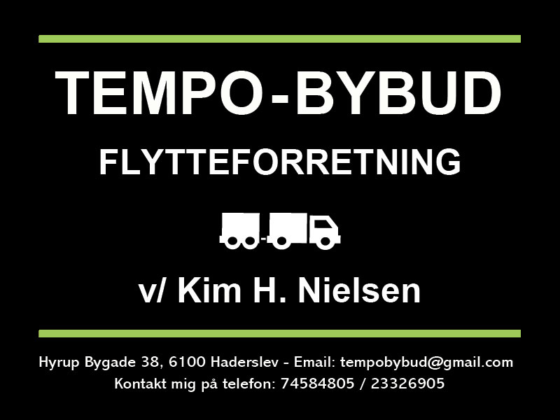 Tempo bybud flytteforretning i Haderslev 